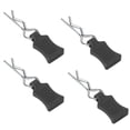 thumbnail image 1 of Juego de soporte de fijación de pasador de clip de carcasa de cuerpo, pieza accesoria para coche RC 1/8 1/10 1/12 (negro), 1 of 8