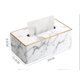 thumbnail image 2 of Cajas de pañuelos de cuero de Pu, dispensador de pañuelos rectangular, soporte para pañuelos para el hogar y el coche (mármol), 2 of 5