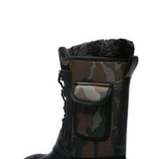 Tanleewa Fashion Men Snow Boots Nonslip Waterproof Warm ts Faux Fur Lined Winter Shoes Gift