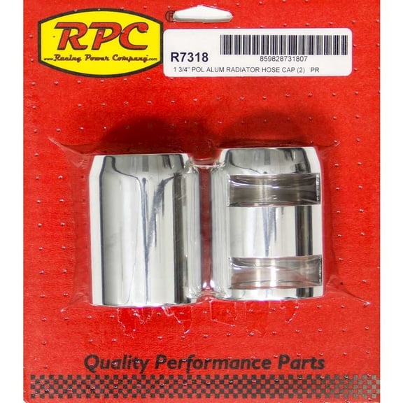 Racing Power Co-Packaged Polished Radiator Hose End Pair
