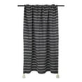 thumbnail image 2 of Design Imports DII Mineral Gray and Off White Slub Stripe Throw, 2 of 4