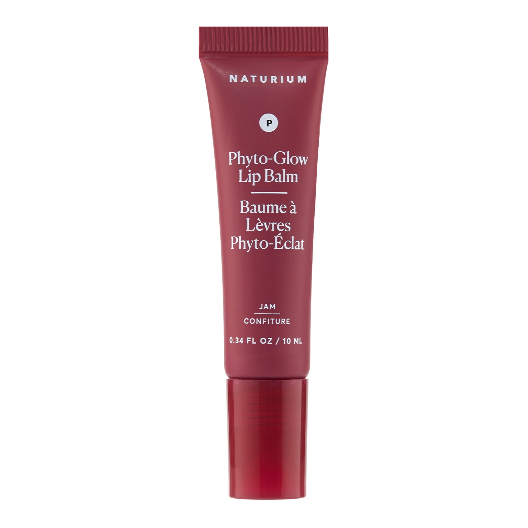 Naturium Phyto-Glow Lip Balm with Shea Butter & Squalane, Jam, 0.34 fl oz