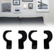 thumbnail image 5 of Soporte de Espada, Percha de Pantalla de Pared Simple Confiable para Sala de Estar, 5 of 7