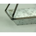 thumbnail image 4 of Gerson Galvanized Metal Standing or Hanging Indoor Outdoor Planters Set of 2, 4 of 7