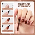 thumbnail image 3 of Beetles Mocha Mist Jelly Gel Polish, 15ml, Brown Sheer Translucent UV Formula, 3 of 6
