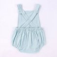 thumbnail image 4 of Esaierr Newborn Girls Boys Onesie Summer Suspenders Ha Suspender Crawling Suit 3-24M, 4 of 5