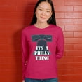 thumbnail image 4 of It's a Philly Thing Funny Women's Long Sleeve T-shirt Philadelphia Championship City of Brotherly Love Football League Fan, 4 of 7