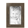 thumbnail image 2 of ArtToFrames 4" x 6" Oak Picture Frame, 4x6 inch Brown Wood Poster Frame (WOM-4742), 5 Pack, 2 of 7