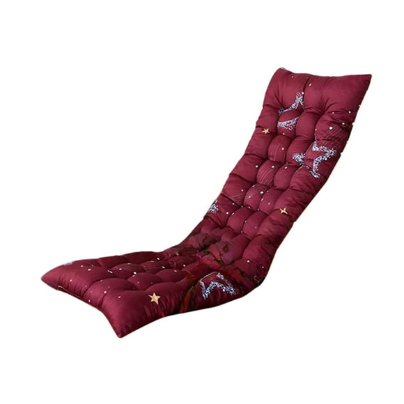 SLYNSHome Clearance Lounger Cushions Rocking Chair Cushions with Print Non-Slip Soft Rocker Chair Pads for Indoor Outdoor Furniture