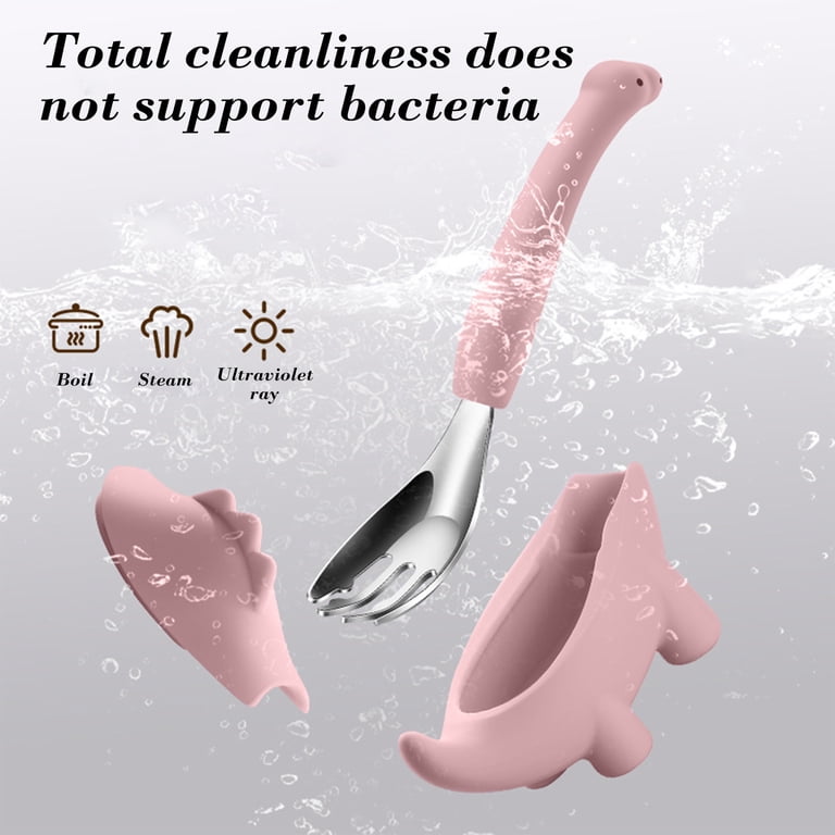 Stainless Steel Dinosaur Spoon Set, Cute Dinosaur Flatware for Kids, Food Grade Silicone Handle, Dishwasher Safe, Party Gift for Housewarming Christmas Birthday, 5.7 Spoon (Pink/Purple/Blue/Green) - Walmart.com Stainless Steel Dinosaur Spoon Set, Cute Dinosaur Flatware for Kids, Food Grade Silicone Handle, Dishwasher Safe, Party Gift for Housewarming Christmas Birthday, 5.7 Spoon (Pink/Purple/Blue/Green) - Walmart.com