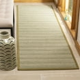 thumbnail image 3 of SAFAVIEH Natural Fiber Urban Striped Sisal Runner Rug, Multi/Green, 2'6" x 8', 3 of 9