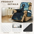 thumbnail image 3 of TSOVTHRID Black Cat Starry Night Print Recliner Chair Covers Recliner Slipcover Non-Slip Dog Chair Cover Washable Lazy Boy Recliner Cover Furniture Protector with Elastic Strap, 3 of 7