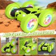 thumbnail image 4 of Coche teledirigido FDCTR Stunt, 2,4 GHz, 360°, voltea a doble cara, verde, 4 of 7