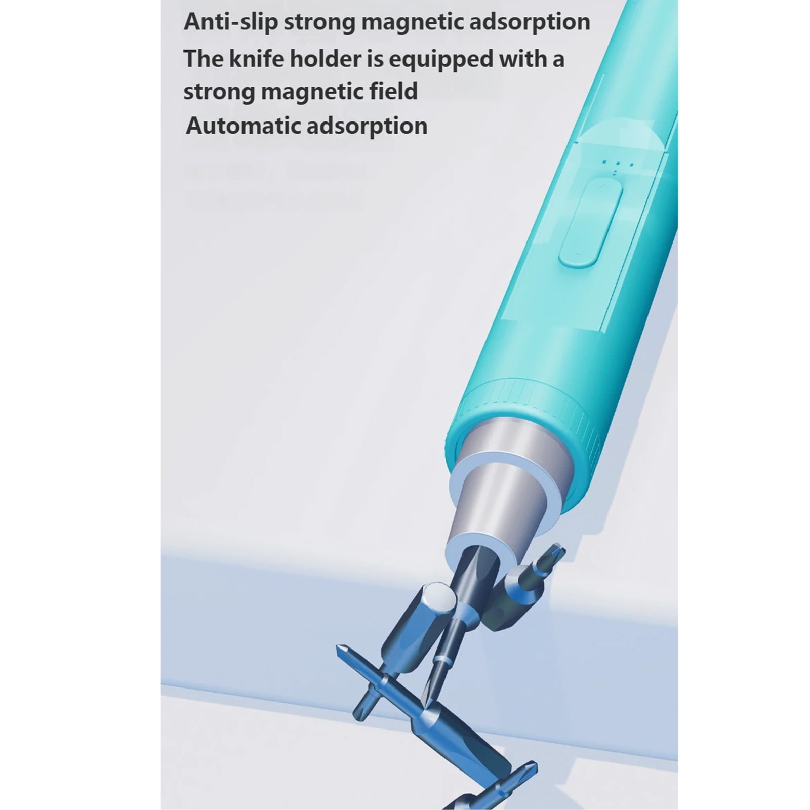 Efficient 42 in 1 Reversible Electric Screwdriver Set Tip Durability for Quick Task Completion Carrying Case