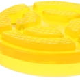 thumbnail image 3 of COMPUKAS Floor Jack Rubber Pad Yellow Round Jack Stand Pad for Rv Trailer Lifts, 3 of 6