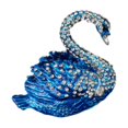thumbnail image 5 of Dualoai Enamel Trinket Box s Holder Art Craft Hand Painted Ornament Decorative Table blue, 5 of 9