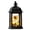B, variant on Halloween Vintage Hanging Lantern, LED Flickering Candle Light with Flying Witch Ghost House, Portable Night Light, Spooky Lamp for Tabletop, Tiered Tray, Halloween Party and Graveyard Decoration