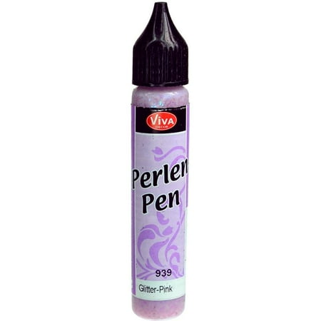 Viva Decor Pearl Pen 25ml-glitter Pink