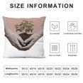 thumbnail image 5 of BCIIG Creative Garden Graphic Decorative Cushion Throw Pillow Cover for Home Living Room Sofa - 1PC 12x12in, 5 of 5