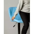 thumbnail image 3 of Silla de bar acolchada con respaldo geométrico ilios innova Azul, 3 of 8
