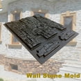 thumbnail image 3 of De Hormigón De Pared 3D, Molde De Piedra, Baldosas De Yeso De Cemento De Plástico ABS DIY perfecl Moldes de hormigón de pared, 3 of 8