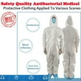 thumbnail image 5 of Hazmat Suit Anti-germ Protection Clothing Safety Coverall Disposable Washable, 5 of 5