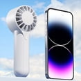 thumbnail image 5 of 4X Mini Ventilador de Mano Recargable por USB, Ventilador Pequeño Portátil de Mano con Flujo de Aire Grande de Alta Velocidad para Exteriores, 5 of 5