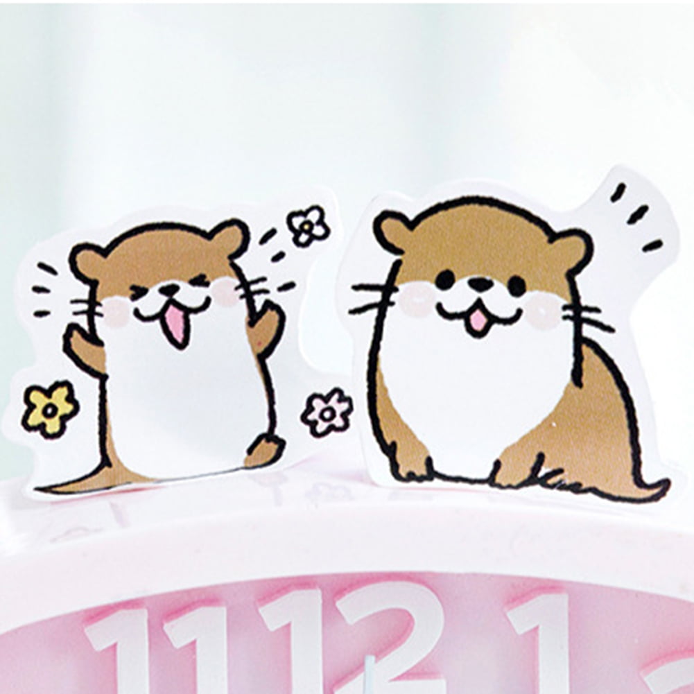 45pcs cute otter series paper sticker diy diary decor for album scrapbooking