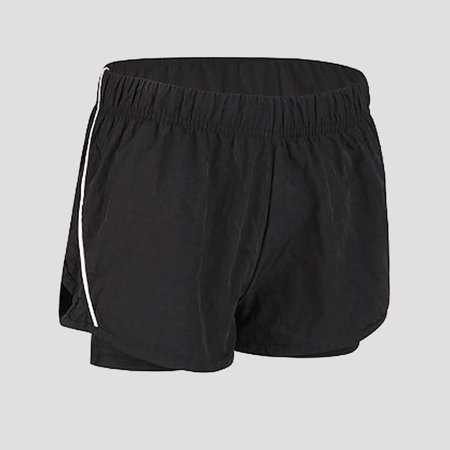 Pantalones cortos para correr para mujer 2 en 1 Capa de cobertura Forro de compresión Descansar Depo Abanopi Pantalones cortos de mujer