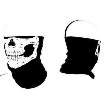 Balaclava Skull Ghost Bandana – Motorcycle Full Face Mask For Halloween & Cosplay