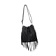 thumbnail image 1 of Bolso bandolera de piel para mujer, moderno, informal, con correa ajustable, para picnic Negro, 1 of 9