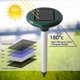 thumbnail image 2 of Solar Ultrasonic Mole Repeller 2 Pack, Solar Mouse Repeller, Anti Repel Moles Snakes - Lawn, Farm(green), 2 of 5