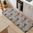 thumbnail image 5 of German Shorthaired Pointer Kitchen Rug Mat,Kitchen Runner Rugs Non Skid Washable,Decorative Kitchen Floor Mats for Kitchen,Sink,Laundry,17"x47.2", 5 of 7