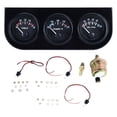 thumbnail image 2 of Triple Voltage Gauge, Oil Pressure Meter Precise Monitoring Mechanical Car Gauge Set Clear Screen  for Vehicles, 2 of 7