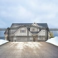 thumbnail image 5 of ALEKO London Style Steel Gate 14 feet Dual Swing Driveway Gate with Gate Opener, 5 of 17