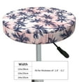 Pofeuu Tropics Palm Trees Print Round Bar Stool Covers Super Soft and