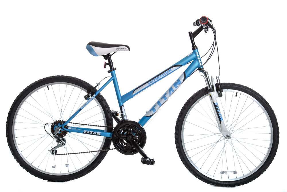 TITAN Pathfinder 21 Speed Women’s Mountain Bicycle with 17″ Frame Height