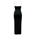 thumbnail image 5 of JIAYUE Women's Dress Sleeveless Square Collar Ankle-Length Maxi Spring Long Wedding Guest Resort Wear Vacation Casual Bodycon Summer Stylish Female Dresses, 5 of 5