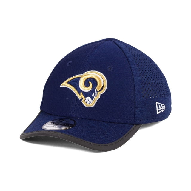 New Era Gorra de béisbol de entrenamiento LA Rams para niños, azul, talla única
