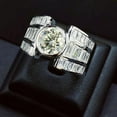 thumbnail image 6 of SEPARQI Modern Cocktail Anniversary Ladies For Women High Quality Lightweight CZ AAA Zircon Ring Elegant Gift Comes in Elegant Box, 6 of 8