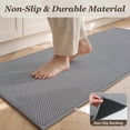 thumbnail image 2 of SIXHOME Polka Dot 20"x71" Kitchen Mat Non Slip Washable Kitchen Rug Soft Cushioned Floor Mat for Sink Laundry Entryway Indoor Gray, 2 of 7