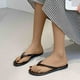 thumbnail image 2 of Amzcrzy Zapatos de mujer,Zapatos de mujer,Zapatillas de mujer, Sandalias planas informales con punta de clip y suela tejida para mujer Sandalias Mujer Zapatillas De Casa, 2 of 6