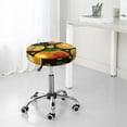 thumbnail image 7 of Haiem Tangerine Cushion Round Bar Chair Seat Cover Bar Chair Cushion Covers Elastic Washable Bar Chair Cover,Protects from Scratches and Stains-13 inch, 7 of 7
