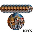 thumbnail image 2 of Roblox Birthday Party Decoration Set Banners Balloon Cake Toppers Swirls 82pcs, 2 of 10