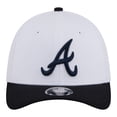 thumbnail image 2 of Toddler New Era  White Atlanta Braves Baseball 39THIRTY M-Crown Adjustable Hat, 2 of 7