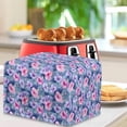 thumbnail image 3 of TSOVTHRID Butterfly Hibiscus Flower Print 2 Slice Toaster Cover Polyester Fingerprint Protector Soft Kitchen Appliance Dust Covers Home Table Decor, 3 of 8