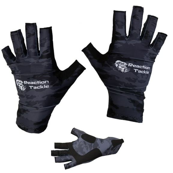 Reaction Tackle Fishing Gloves with UV protection- S/M