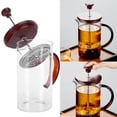 thumbnail image 4 of French Press Coffee Tea Maker, 800ml Press Coffee Maker Kettle Borosilicate Glass Tea Coffee Pot Container for Home Use, 4 of 5