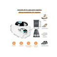 thumbnail image 2 of 10pcs Zapatos Apilables Xtellar Estantes Plasticos Transparentes, 2 of 4