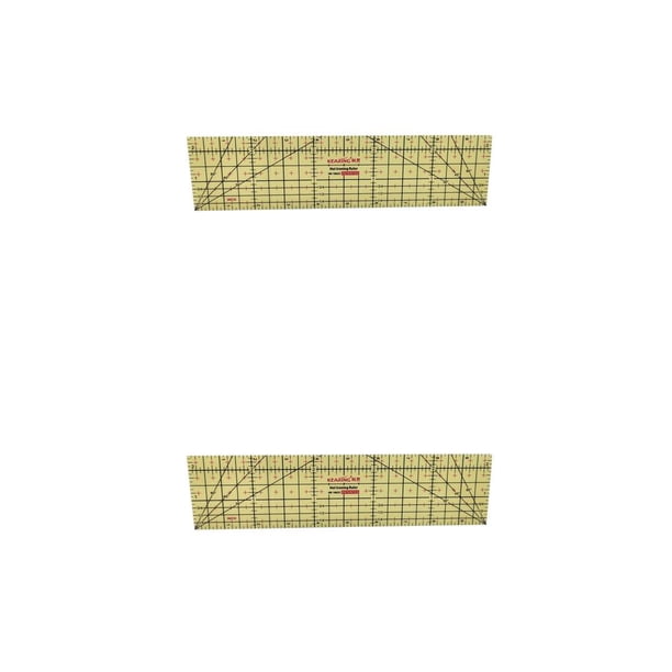 Yuarrent Regla de planchado DIY Sastre Costura Confección Herramienta de medición en caliente Costura Arte Ropa Ángulo y Tipo 4 2piezas Yuarrent CBP217119